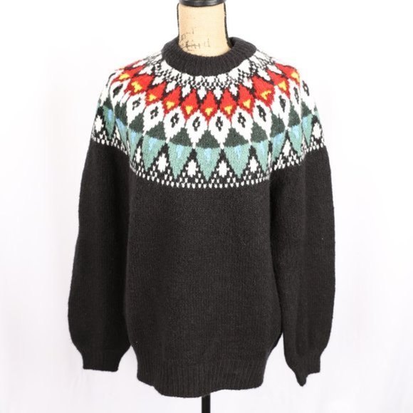 NEW Urban Outfitters Cadence Intarsia Knit Sweater - Picture 5 of 12